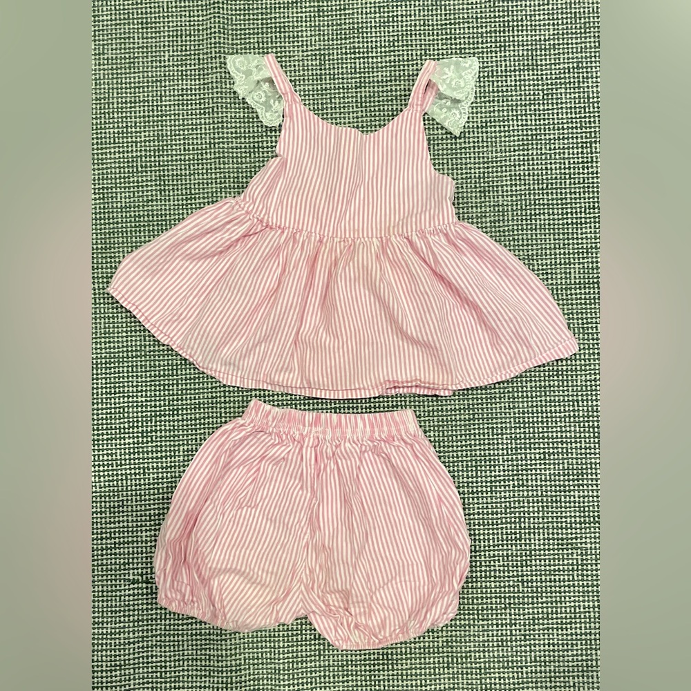 Fashion 2pcs Set Pink 2/3T